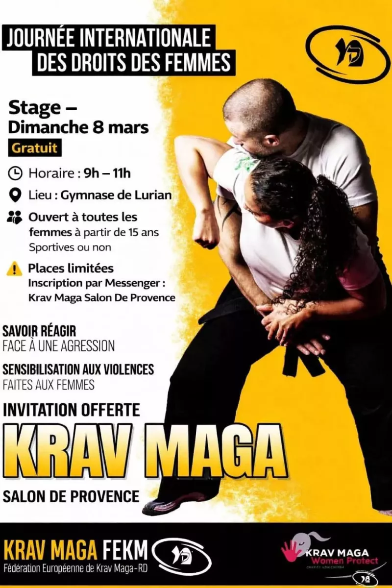 Stage Krav Maga - Journée Internationale des Droits des Femmes