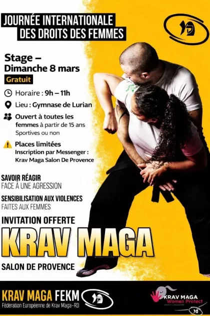 Stage Krav Maga - Journée Internationale des Droits des Femmes