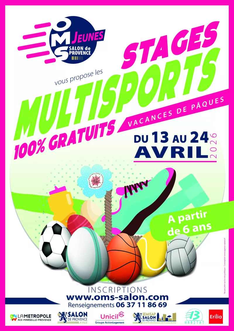 Stages 100 % gratuits des vacances de Pâques 2026