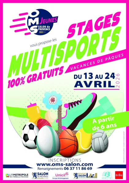 Stages 100 % gratuits des vacances de Pâques 2026