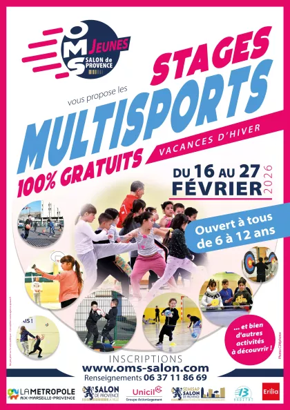 Stage 100% gratuit des vacances d'Hiver 2026